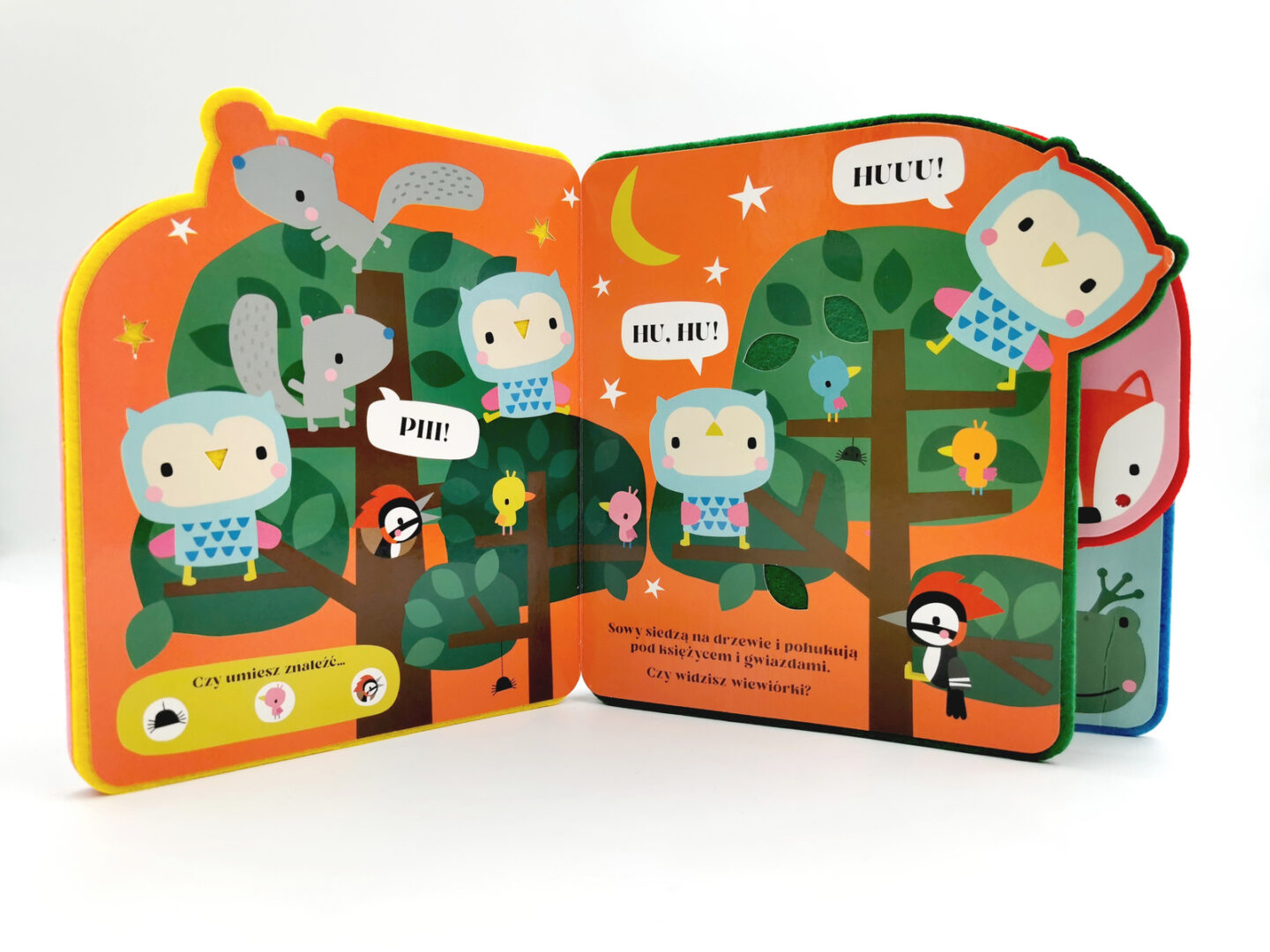 książeczka filcowa W lesie idealna na wakacje dla dzieci