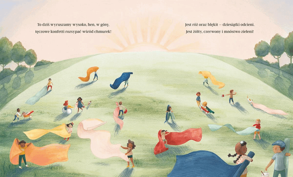 Najpiękniejsze ilustracje dla dzieci w książeczce "Świat chce, byś był sobą"
